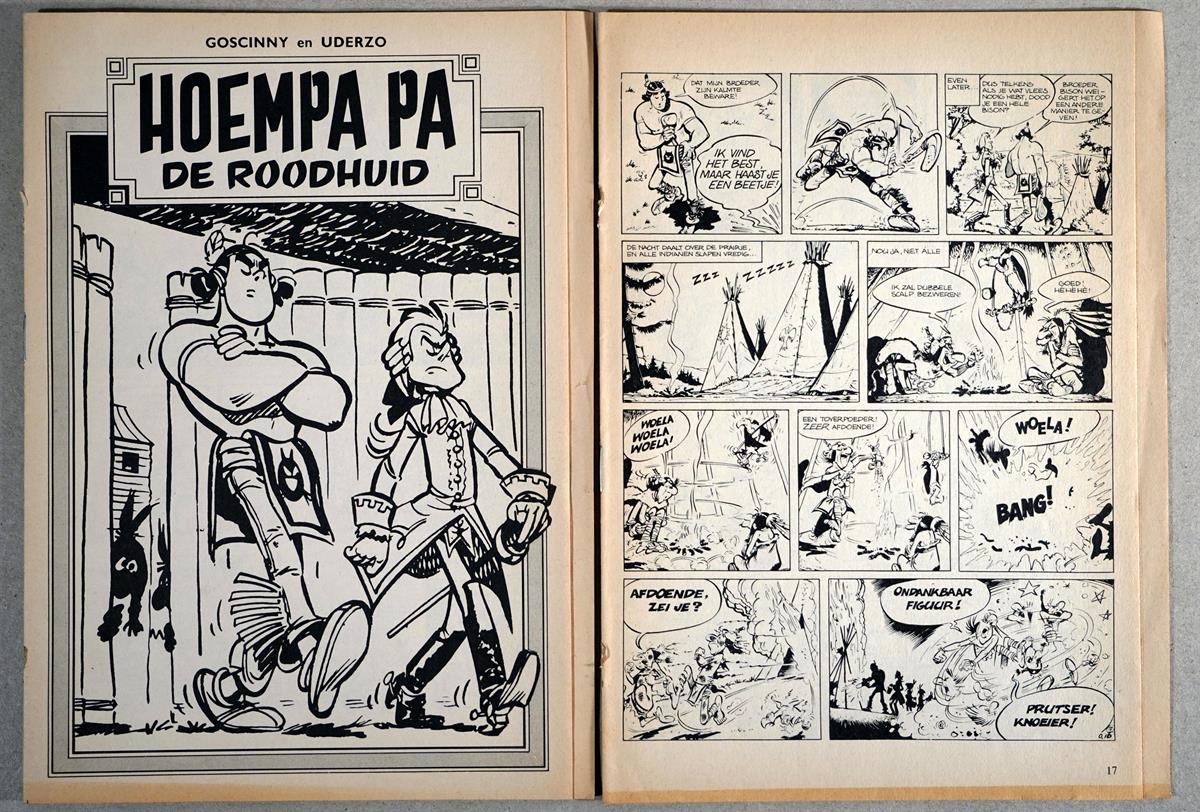 Hoempa Pa de roodhuid, deel 1 en 2 compleet -sc- zw/w. bijlage Eppo 1978 (nr. 1 en 2)