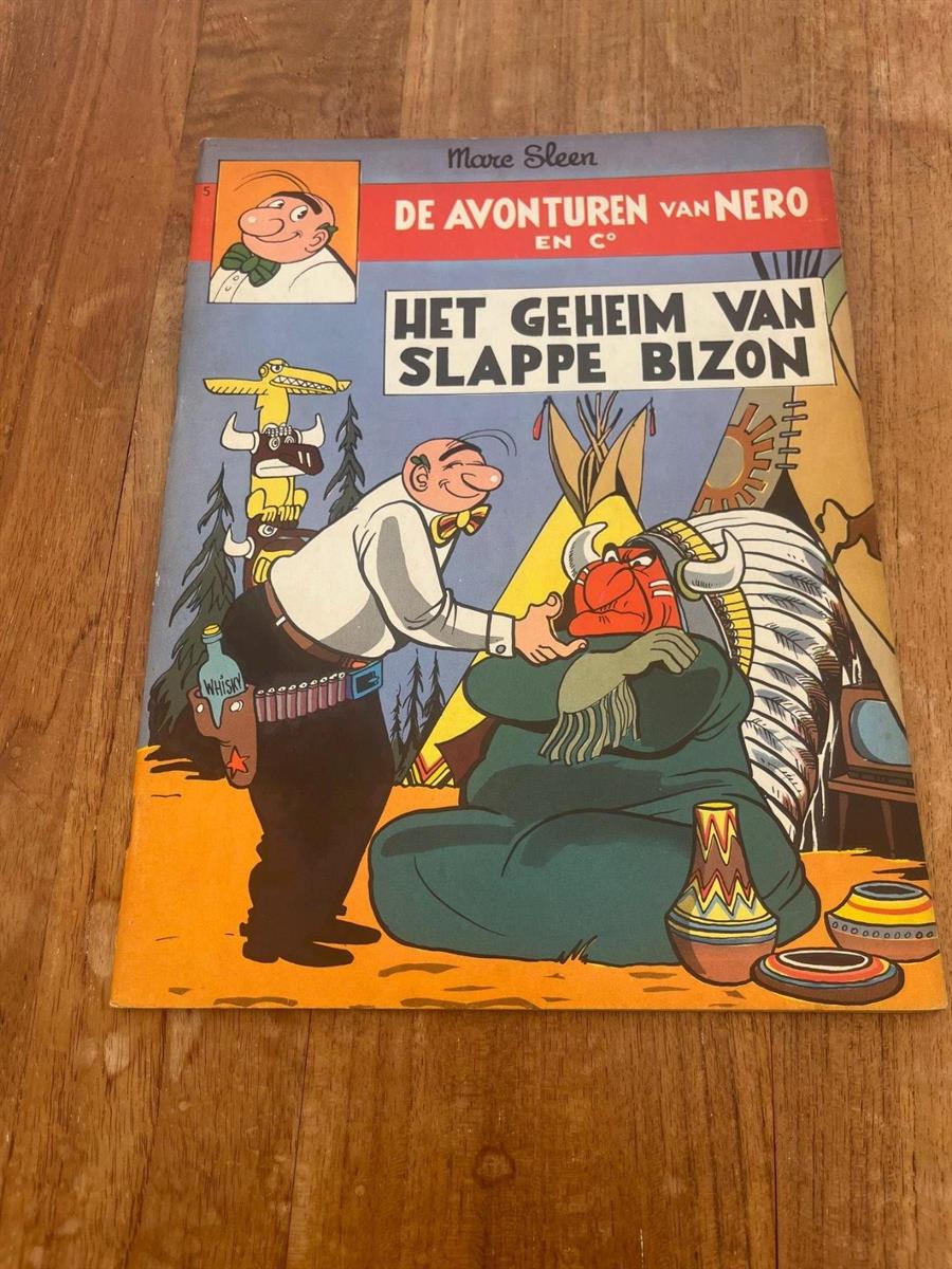 Sleen: Nero: Nr.5-Het geheim van slappe bizon -sc- eerste druk 1966