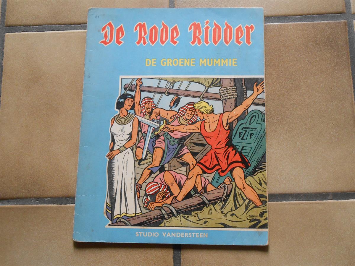 de rode ridder 31: de groene mummie - 1ste dr - sc - 1966