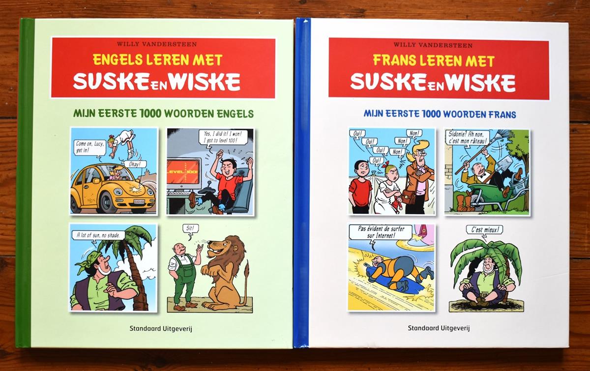 Suske en Wiske - 1990 - Engels en Frans - Mijn eerste 1000 woorden-hardcover