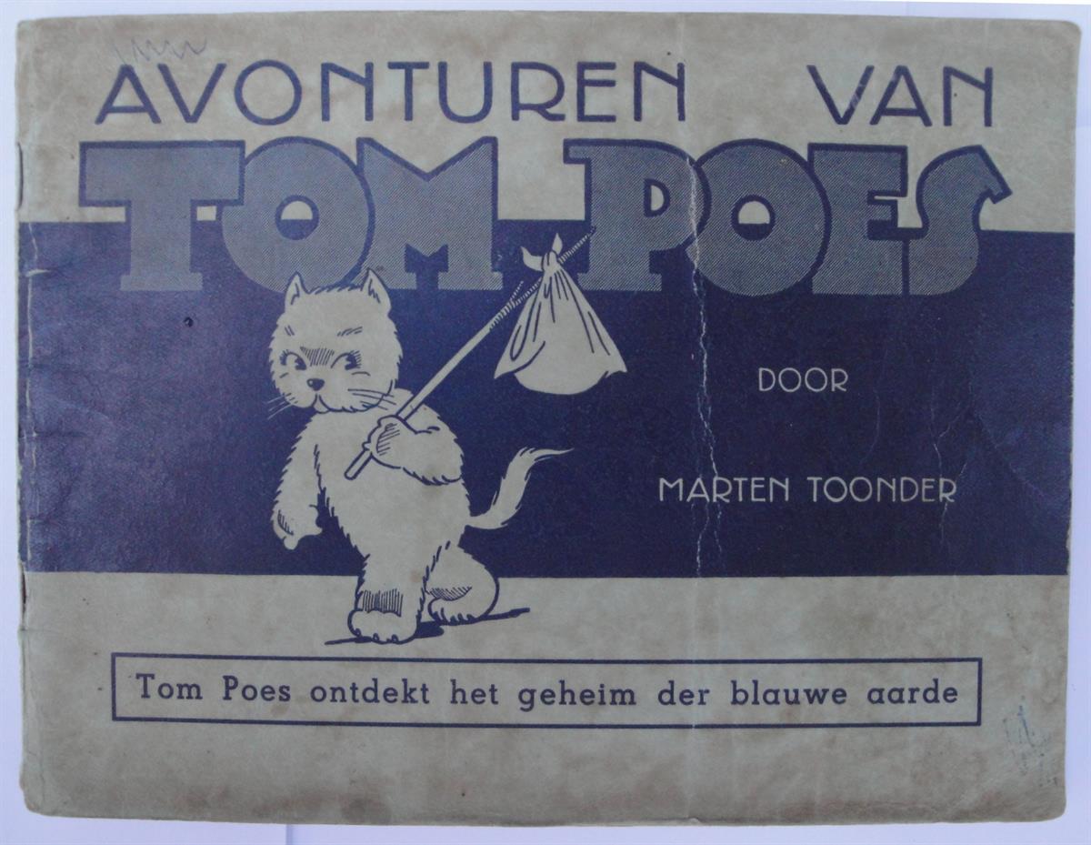 Tom Poes ontdekt het Geheim der blauwe Aarde - sc - Courant/Nieuws van de Dag - 1e druk - sc - 1941