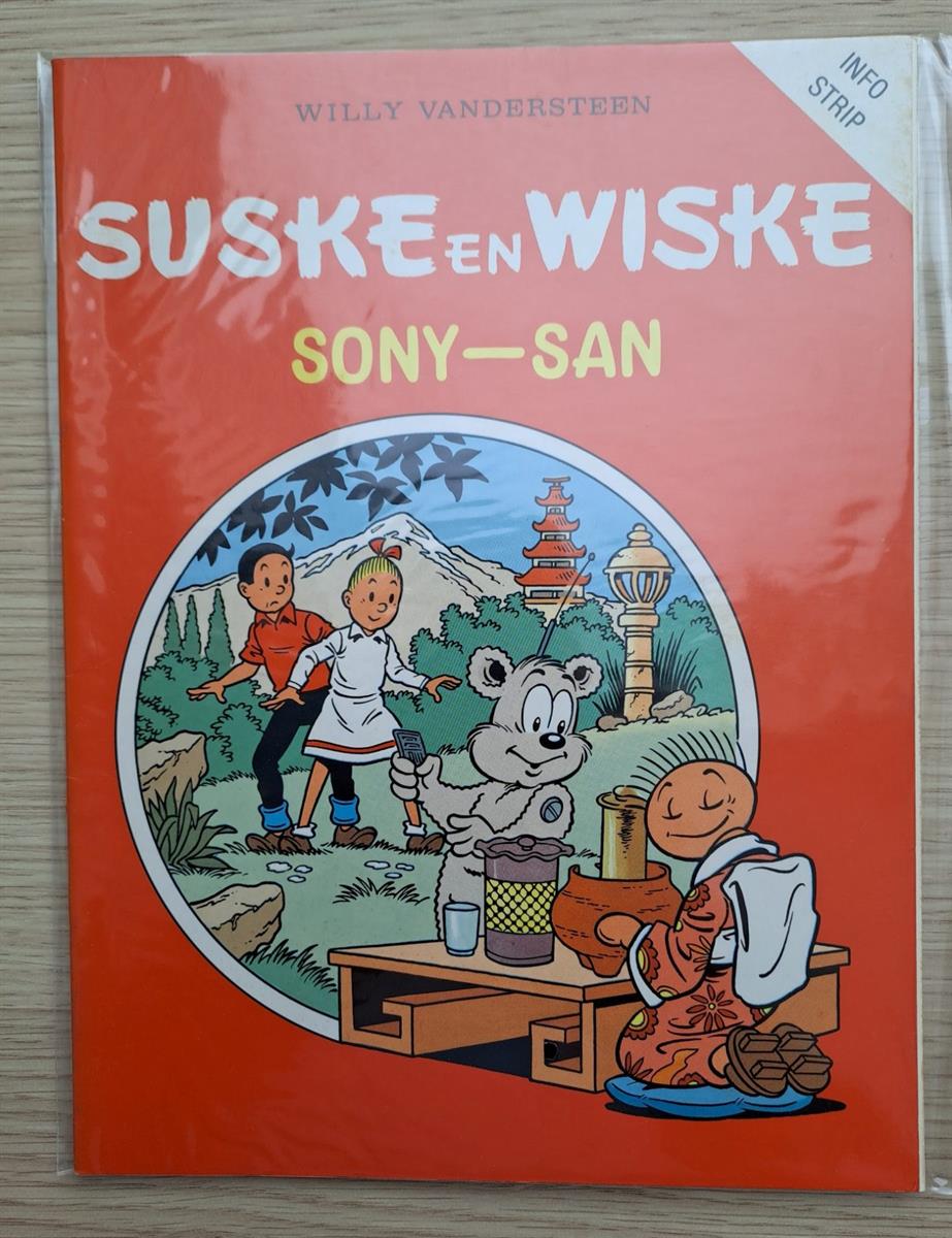 Suske en Wiske - Sony-san - 1986 - 1e druk - Standaard/Wavery