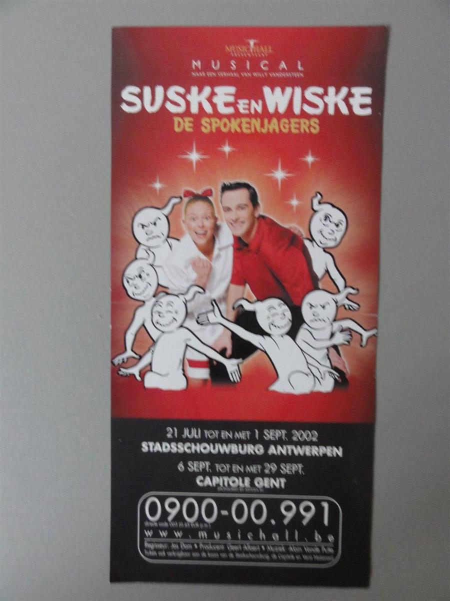 Suske en Wiske - Flyer De spokenjagers - 2002