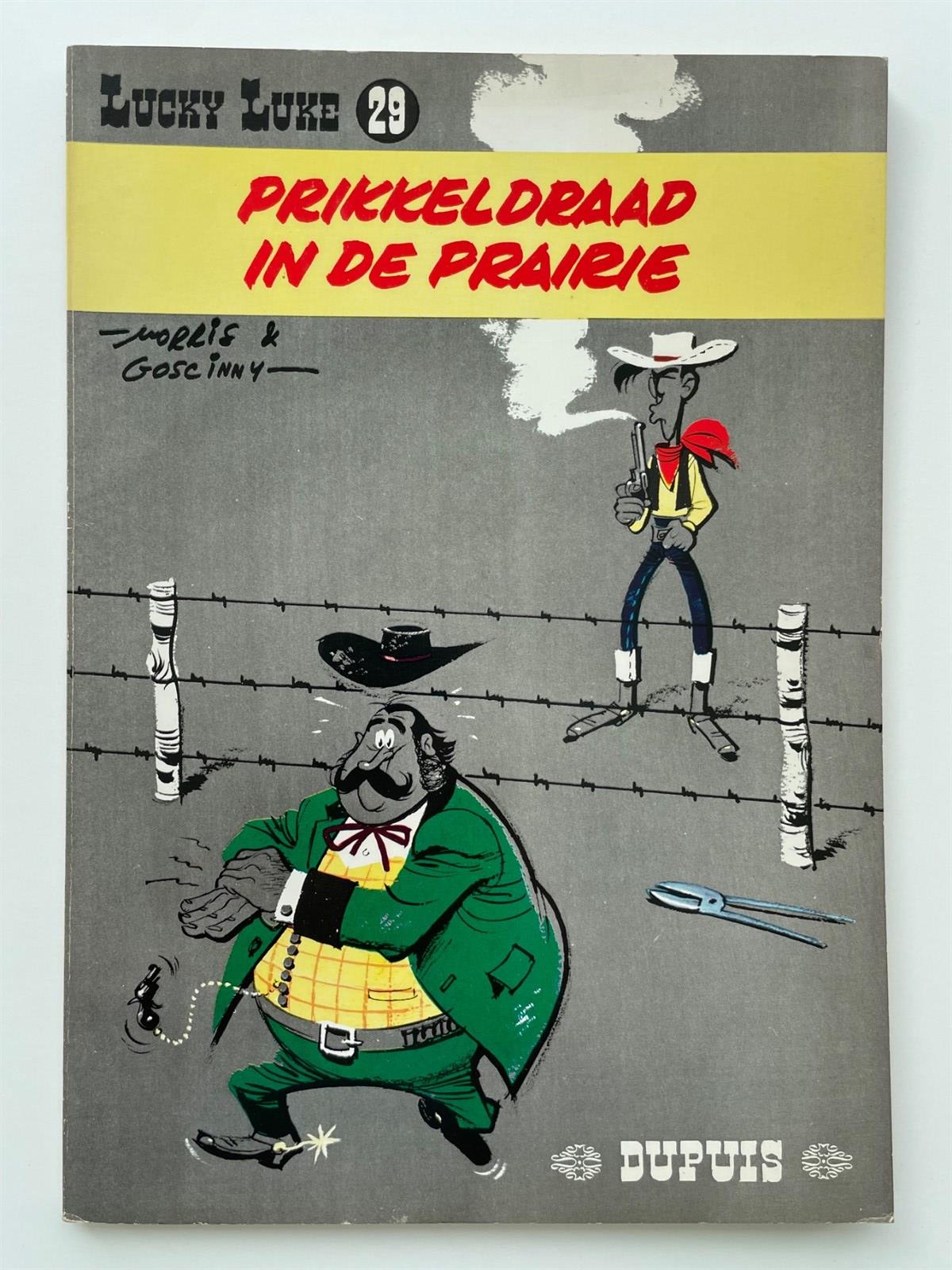 Lucky Luke - 29 - Prikkeldraad in de prairie - Softcover - Eerste druk - 1967