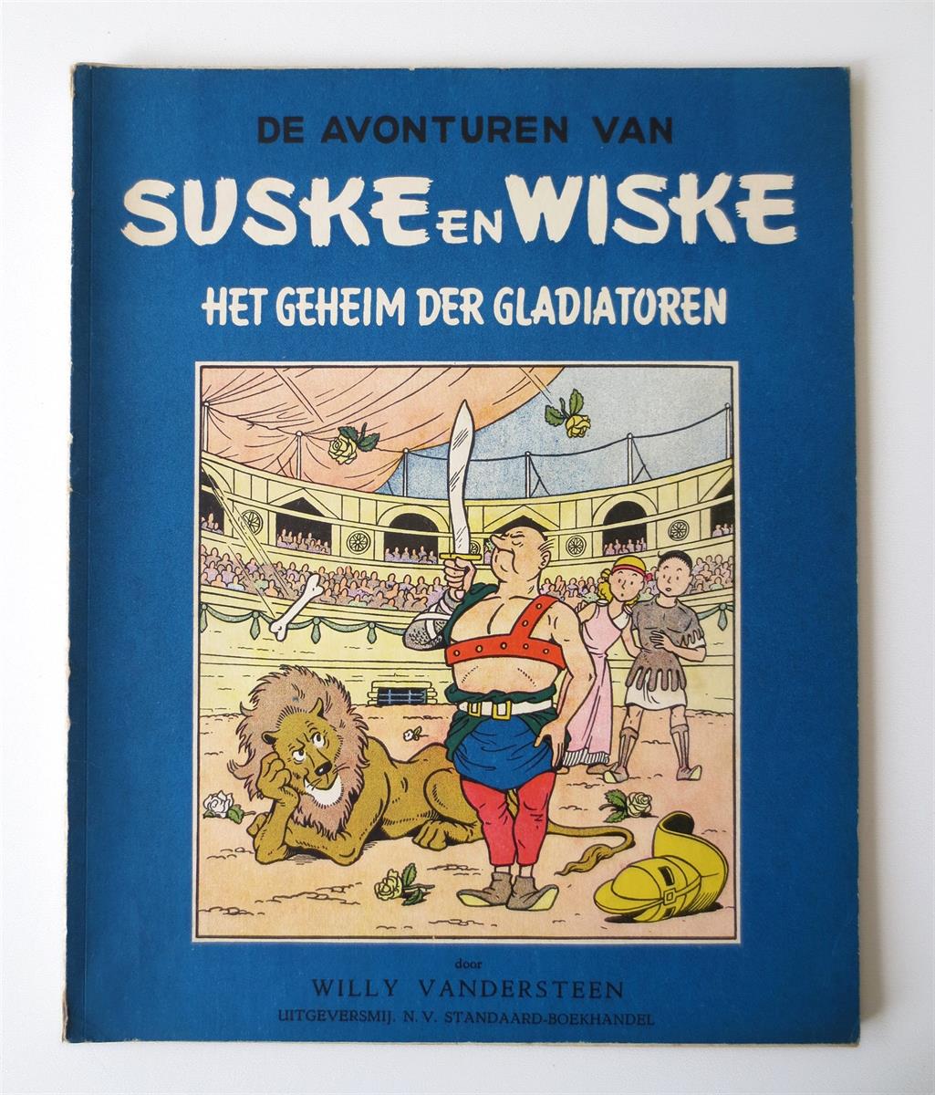 Suske en Wiske - 5 - Het geheim der gladiatoren - SC - Eerste druk - 1955