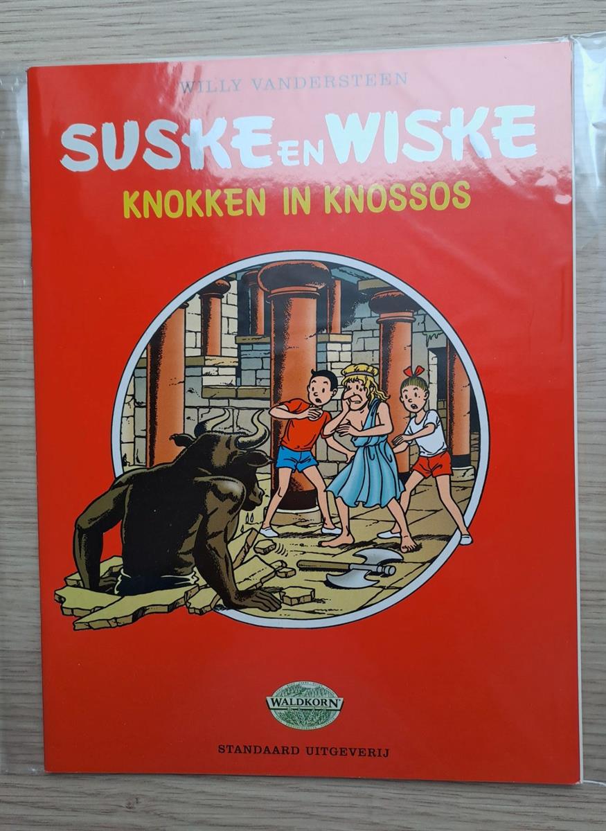 Suske en Wiske - knokken in Knossos - 2001 - herdruk - Standaard
