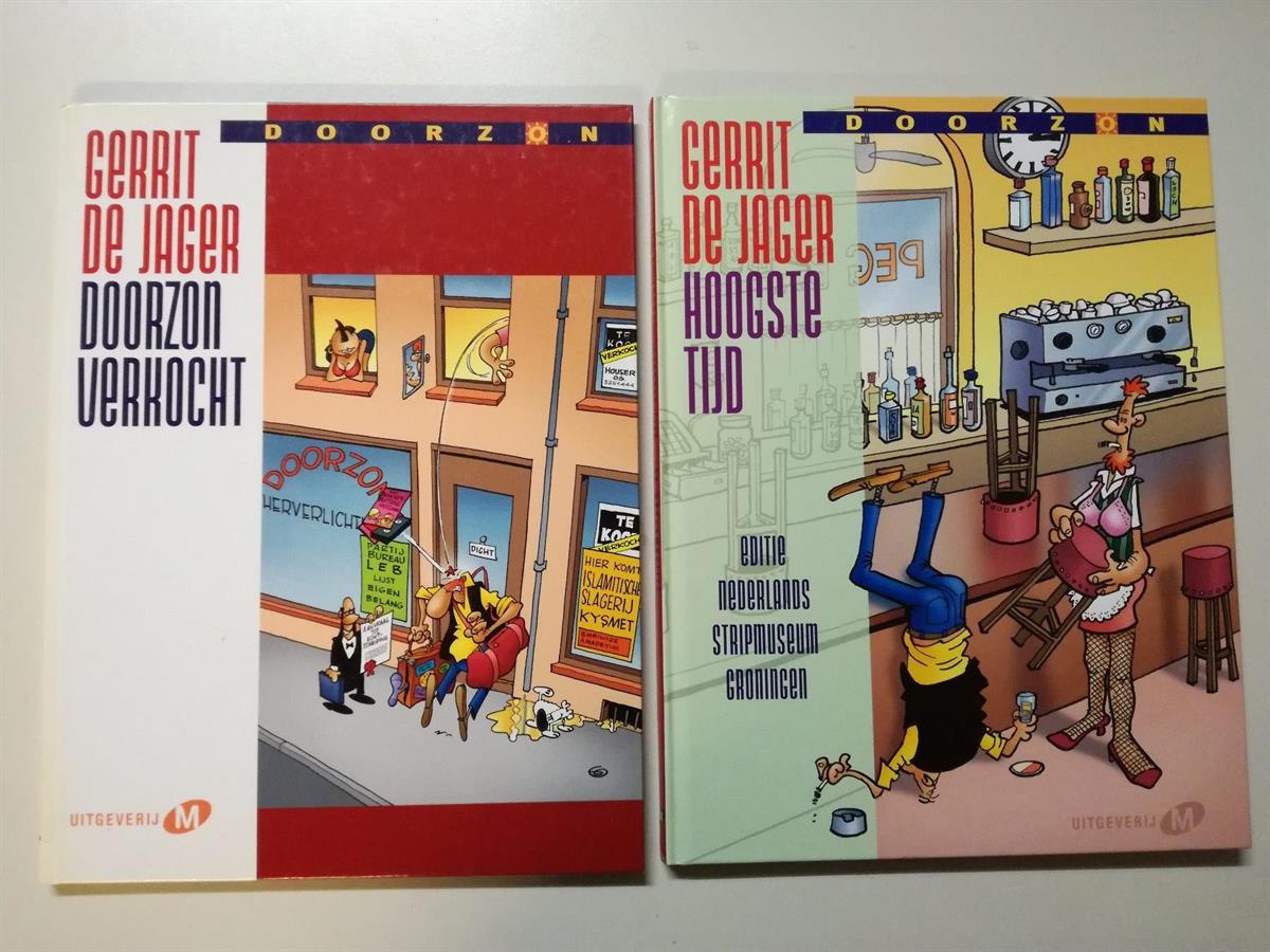 De Familie Doorzon - 2 gelimiteerde hardcover uitgaven met prent - Uitgeverij M - Gerrit De Jager
