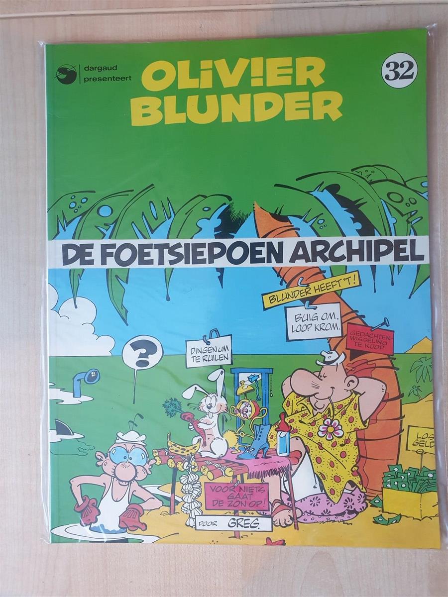 Olivier Blunder - de Foetsiepoen archipel - SC - 1e druk - 1986