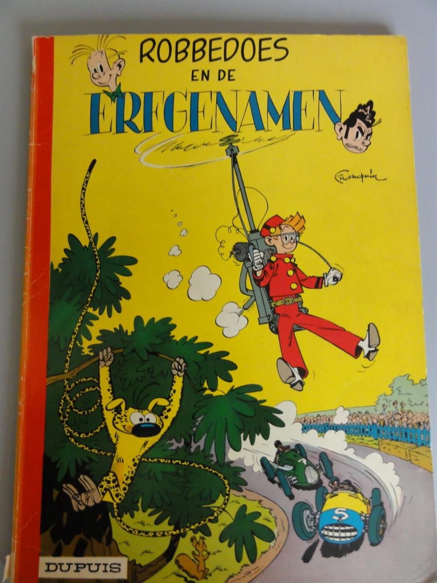 Franquin -Robbedoes en de erfgenamen - sc - Herdruk - 1965