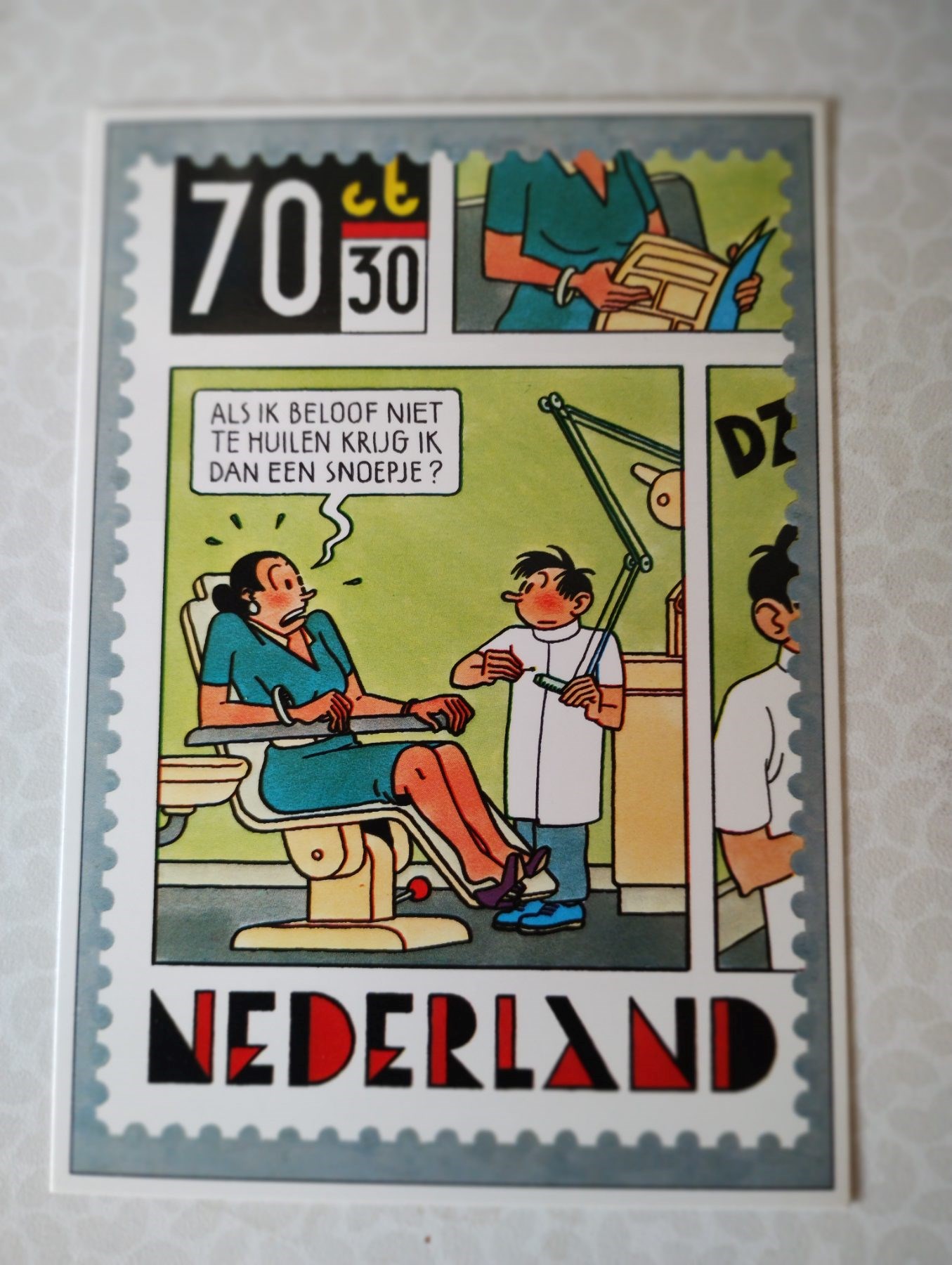 Joost Swarte - 4 ontwerpen voor een serie kinderpostzegels - 1984