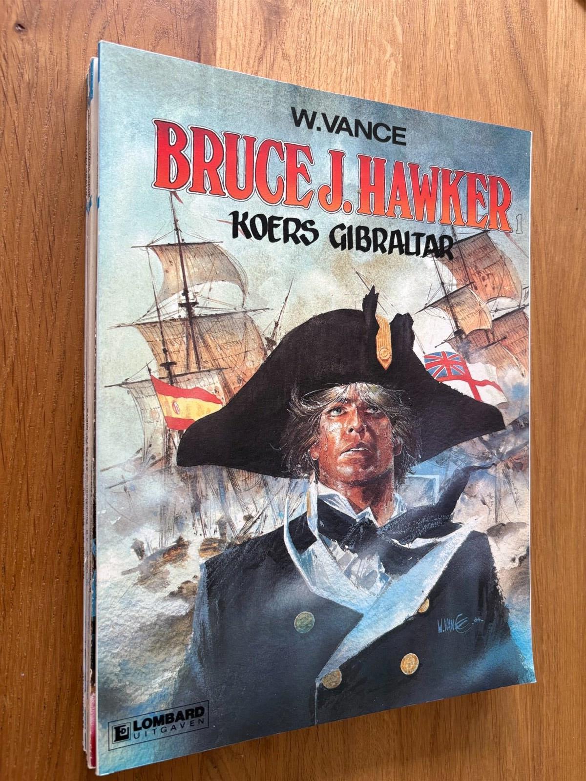 Bruce J. Hawker - 7 delen - complete serie in eerste druk - 1985-1996
