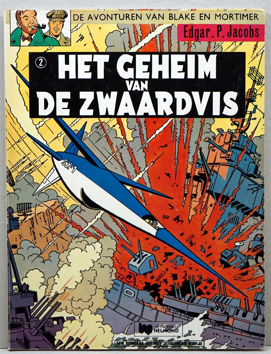 Blake en Mortimer 2 Het geheim van de Zwaardvis 2 -sc- 2e druk, 1977