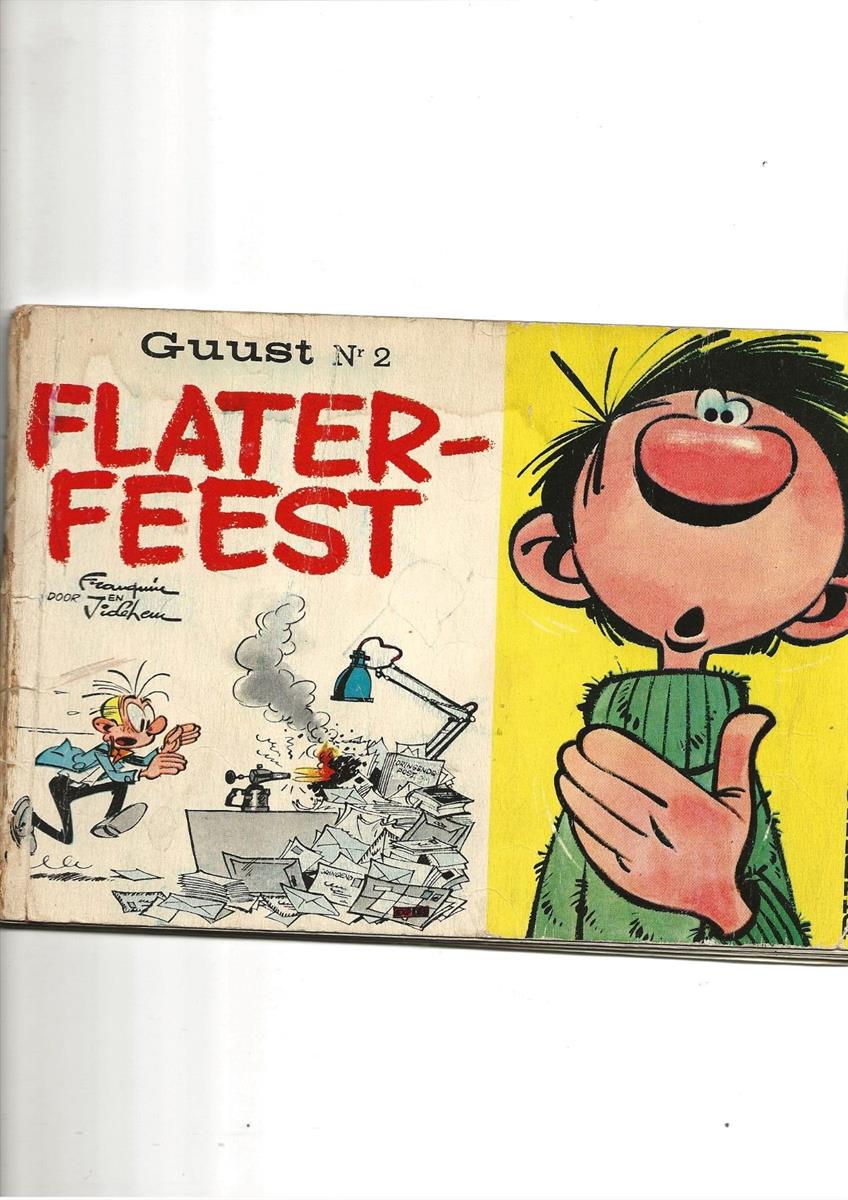 Guust Flater 2 1ste druk 1963 Flaterfeest door Franquin