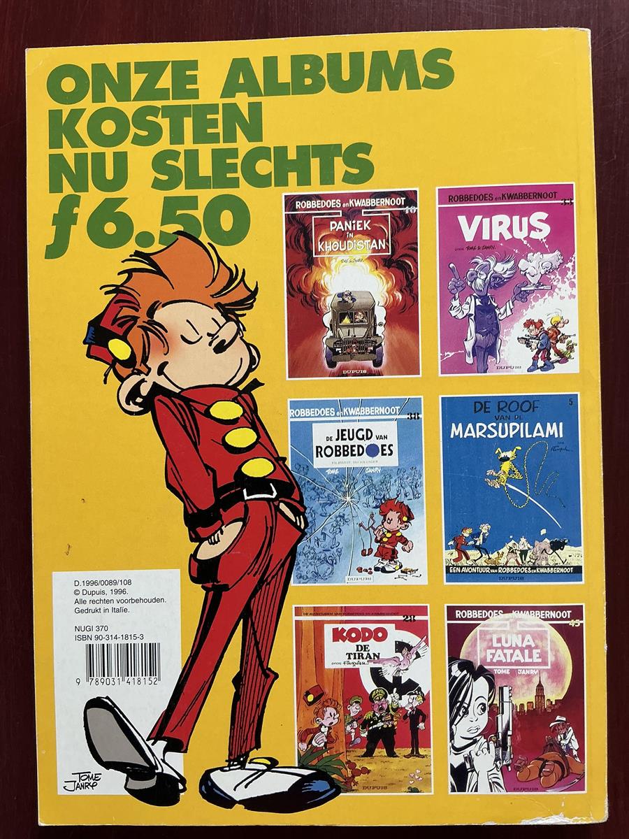 Robbedoes - Strip en spelboek - Dupuis - 1996
