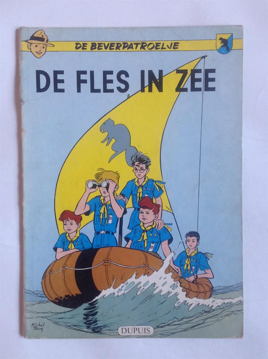 De Beverpatroelje - Nr 5. De fles in zee sc - herdruk - 1970