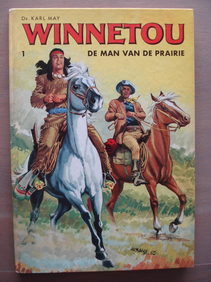 Winnetou - 1 - De man van de prairie - HC - 1ste druk - 1963 - Tijdschriften uitgevers mij/Antwerpen