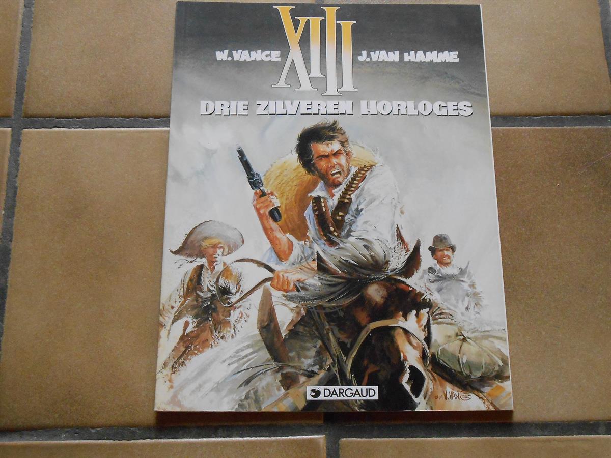 XIII 11: drie zilveren horloges - 1ste dr - sc - 1995
