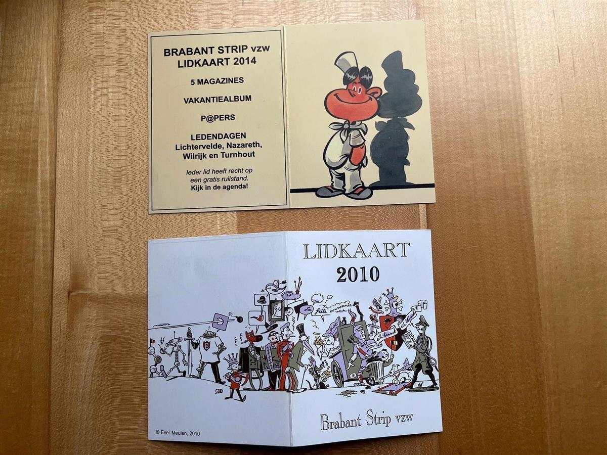 Lidkaarten Brabantstrip 2010/2014