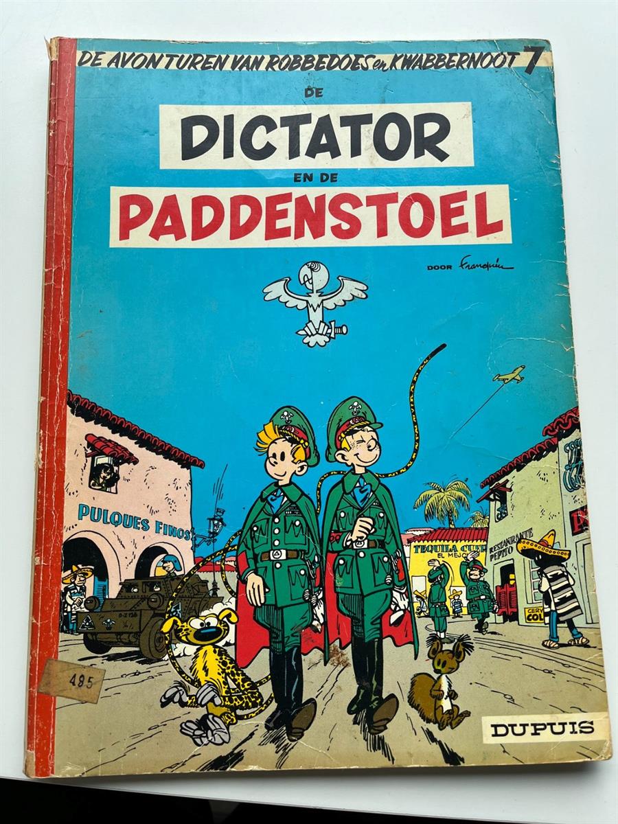 Robbedoes en Kwabbernoot nr 7 - De dictator en de paddenstoel - vroege herdruk 1970