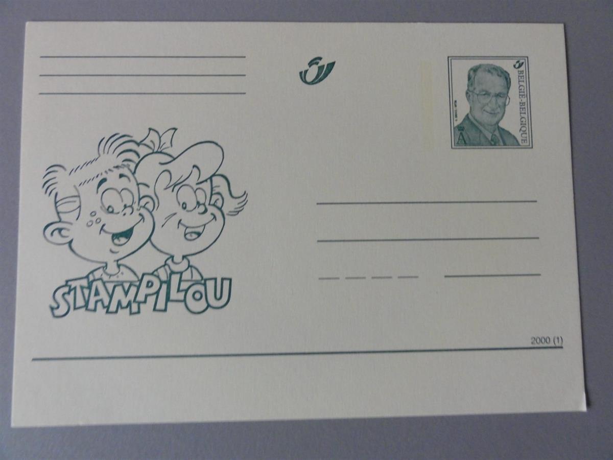 Stam en Pilou - briefkaart - 2000