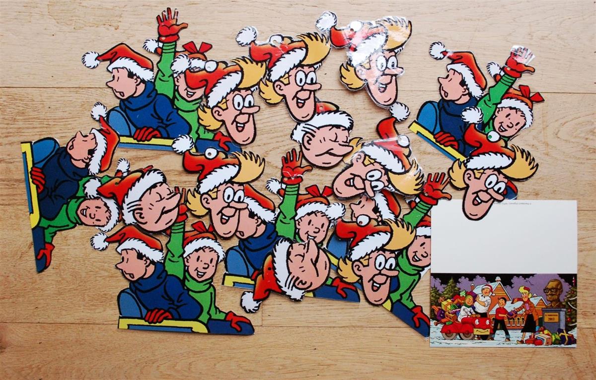 Suske en Wiske-Kersthangers en kerstkaart