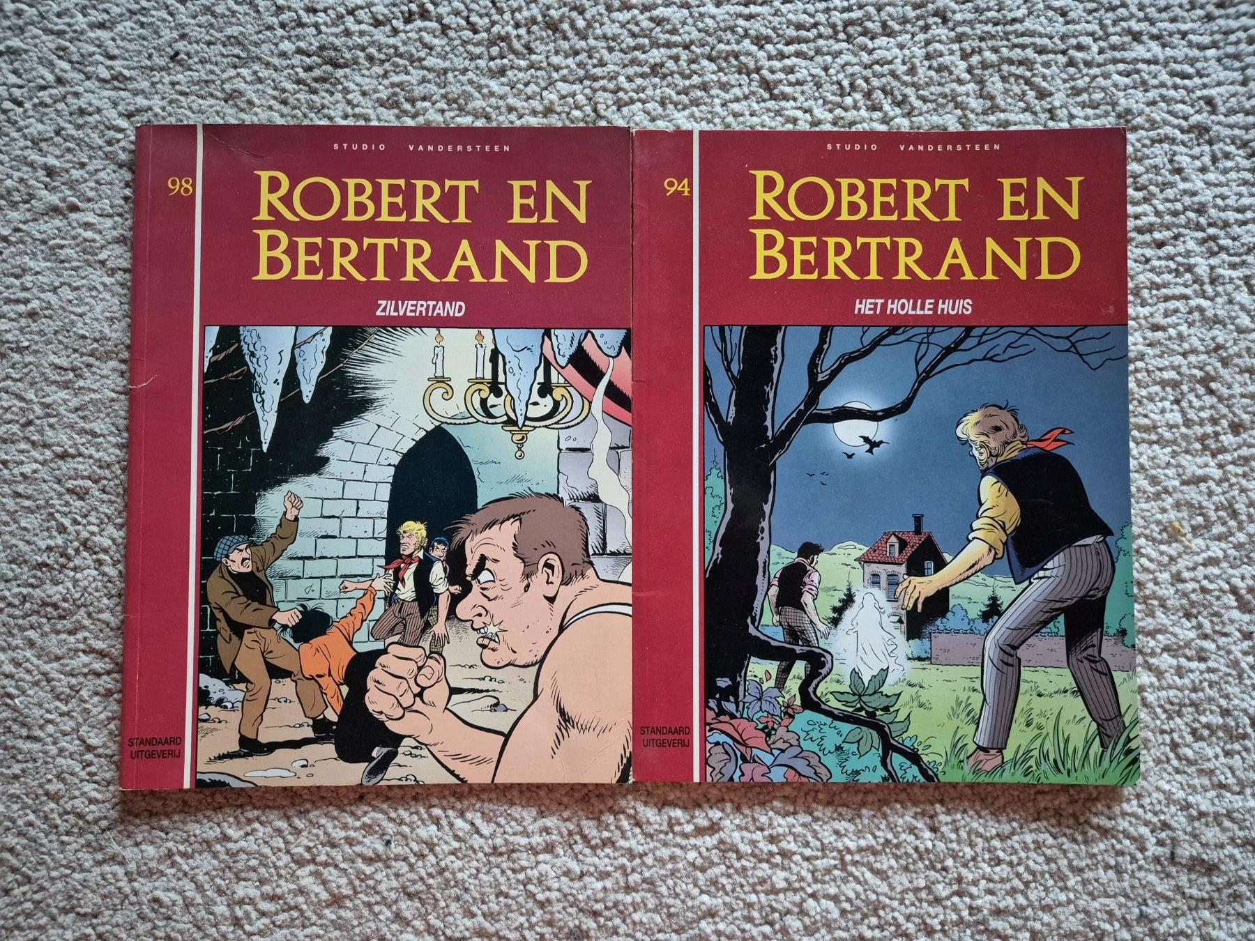 Robert en Bertrand - 94 & 98 - Het Holle Huis & Zilvertand  - sc - 1e druk - 1992/1993