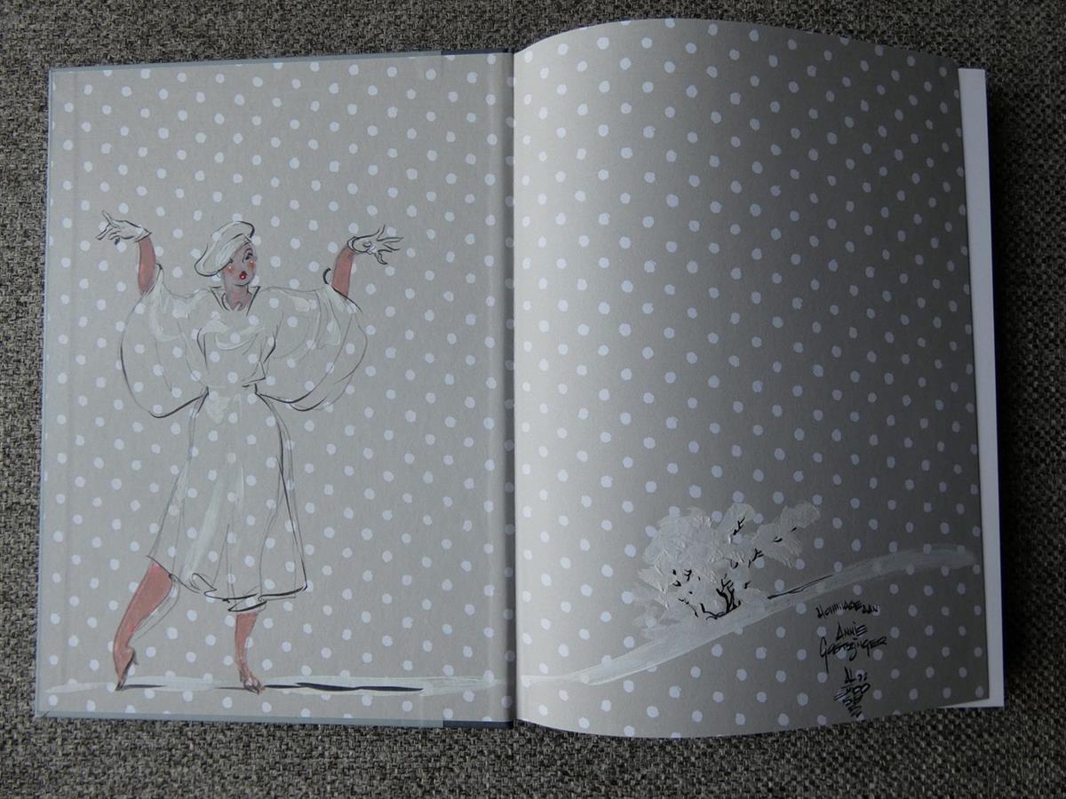 Meisje in Dior - HC linnen rug - 1e druk 2018 met opdrachttekening door Severin