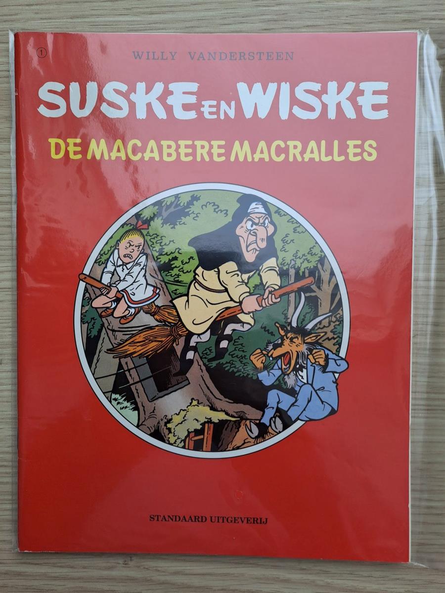Suske en Wiske - de macabere Macralles - 1999 - herdruk - Standaard