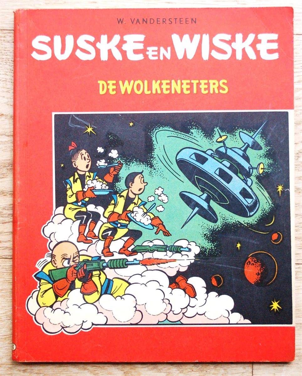 Suske en Wiske- De Wolkeneters - 1 druk - Vlaams - 1961