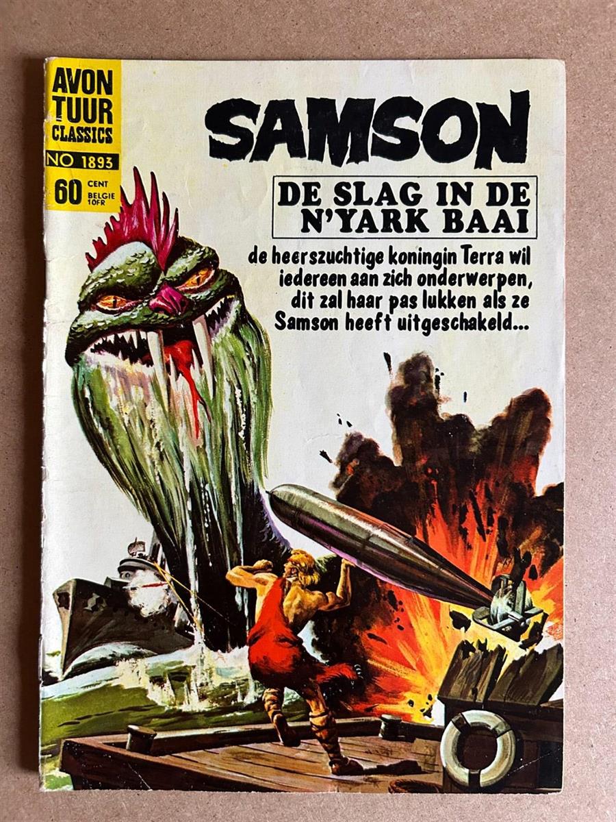 Avontuur Classics, nummer 1893, Samson de slag in de N'Yark baai, 1968