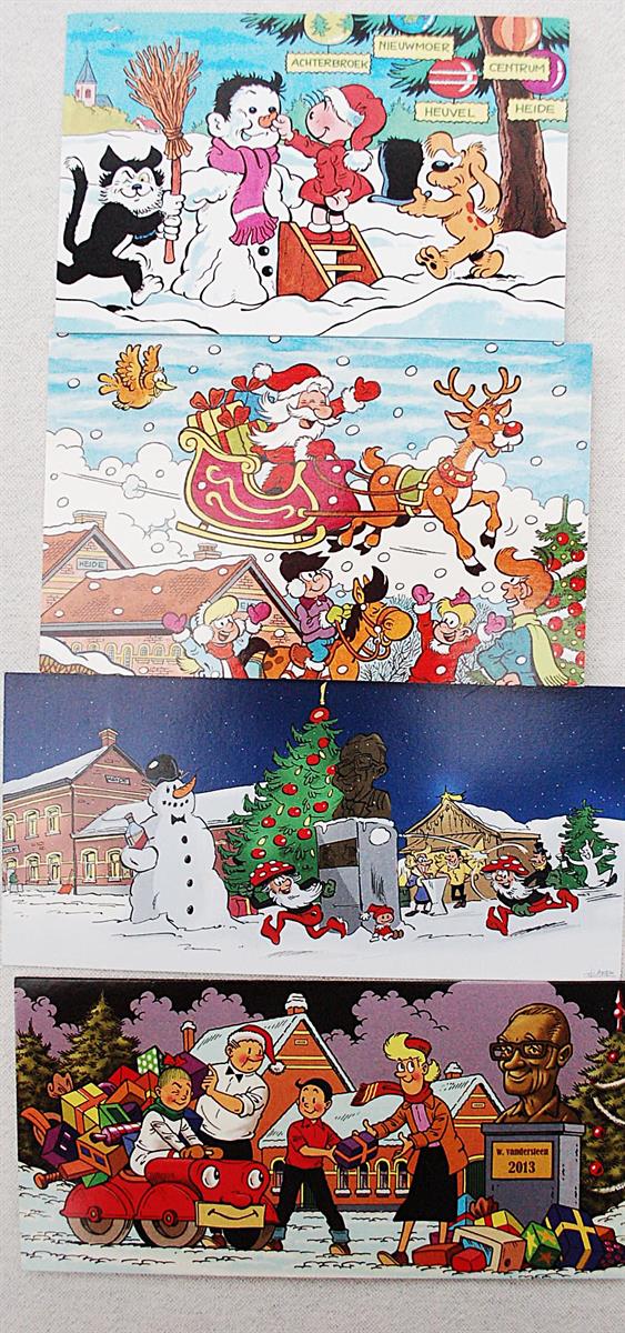 Strip Kerstkaarten Kalmthout- Suske en Wiske