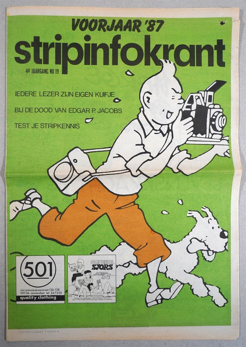Stripinfokrant 19. Jaargang 1987