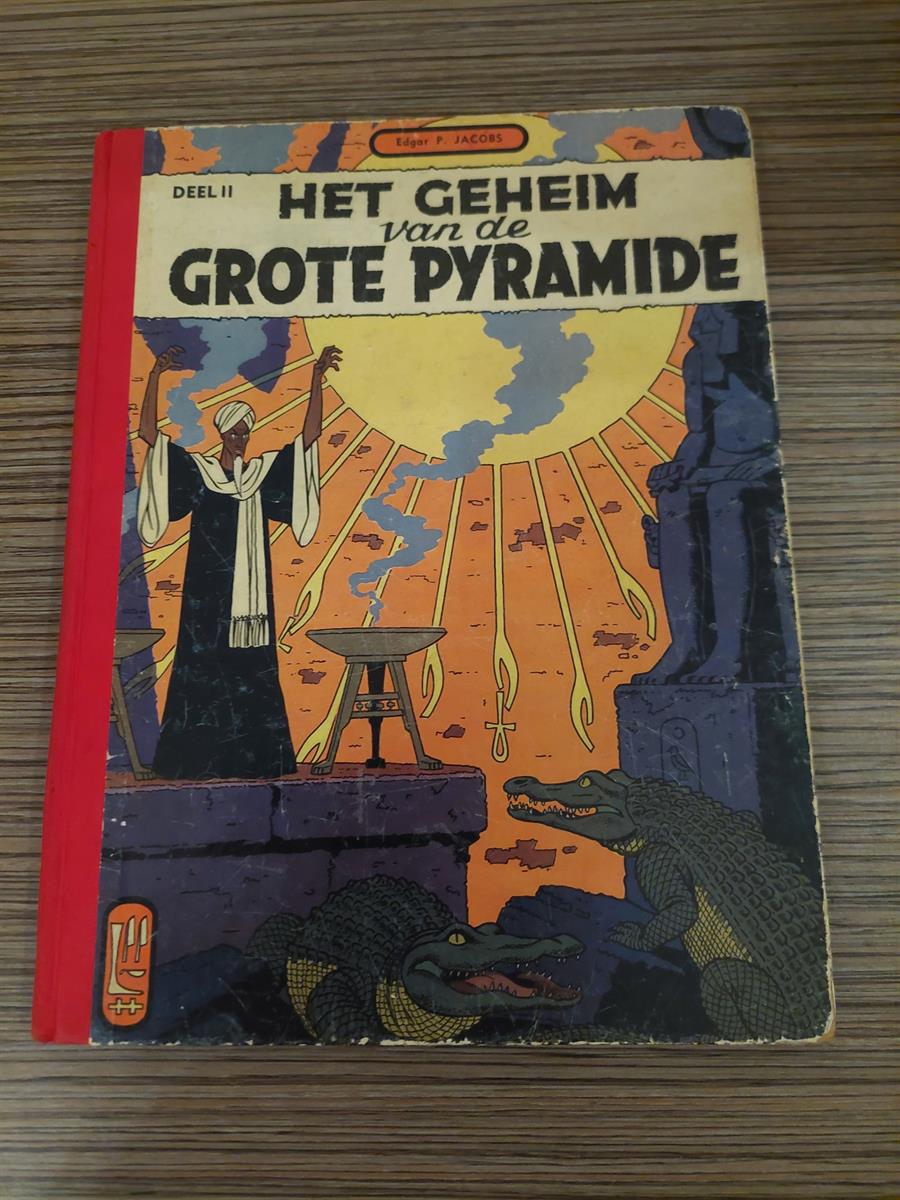 Blake en Mortimer - 13 - Het geheim van de grote pyramide 2 - HC - Eerste druk - 1955