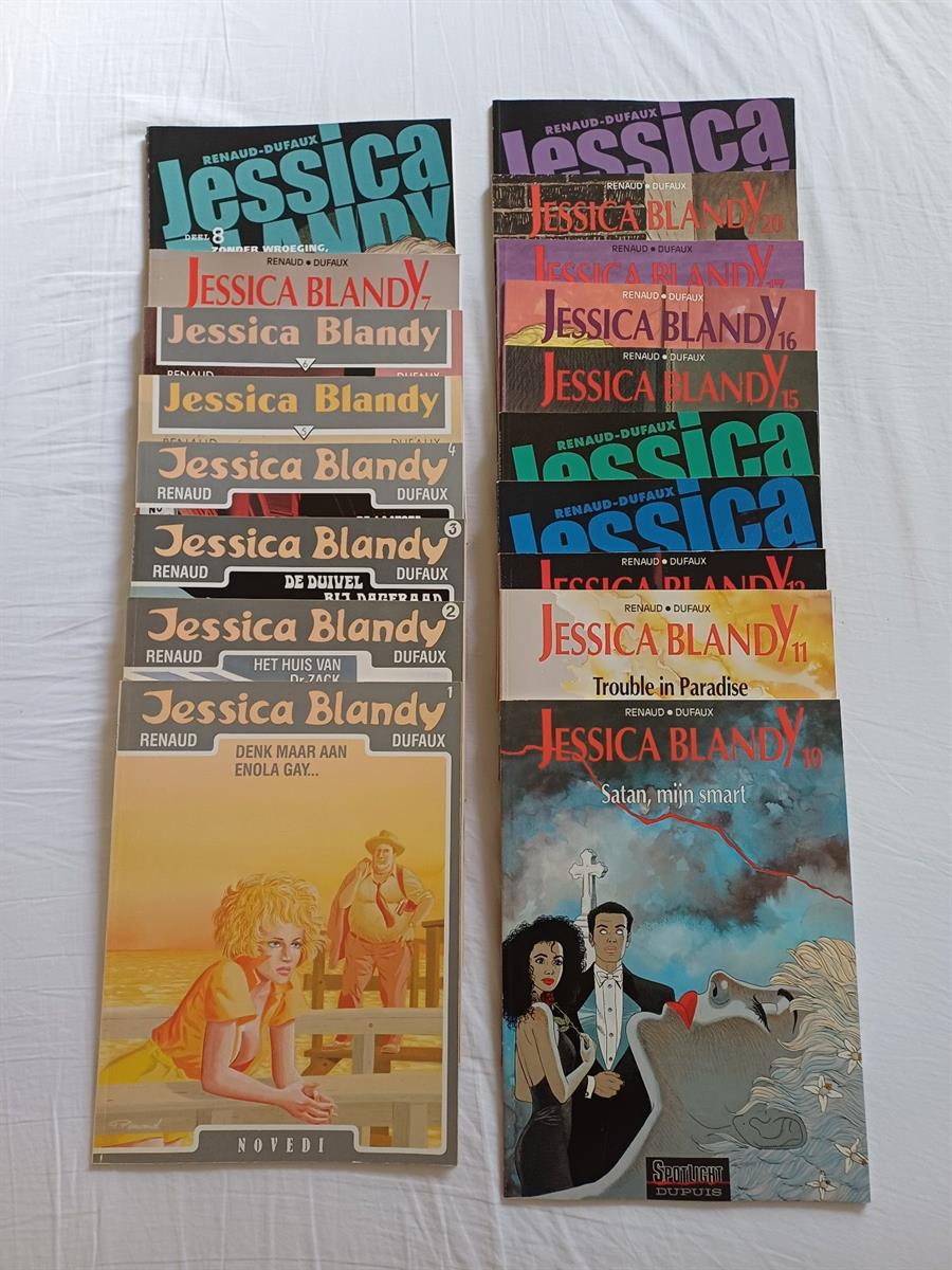 Jessica Blandy - bijna compleet - 19 albums - 1e druk - 1997/2002