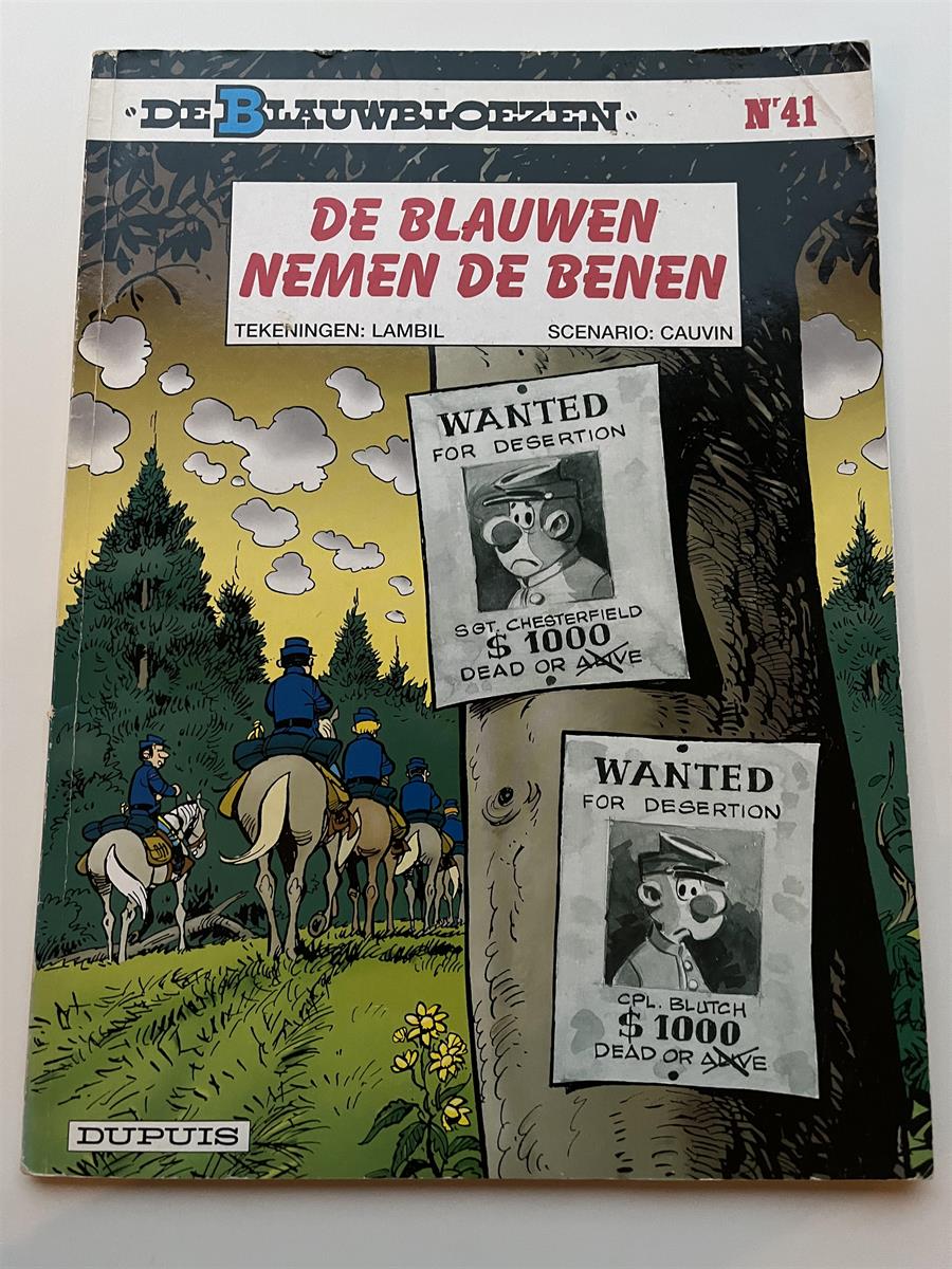 De blauwbloezen nr 41 - De blauwen nemen de benen - 1ste druk 1998 - SC