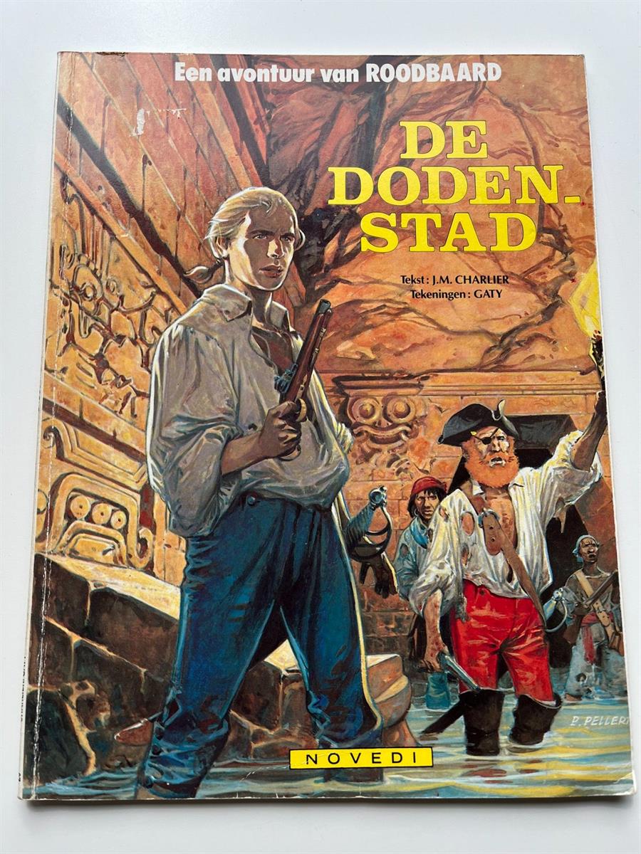 Roodbaard nr 23 - De dodenstad - 1ste druk 1987