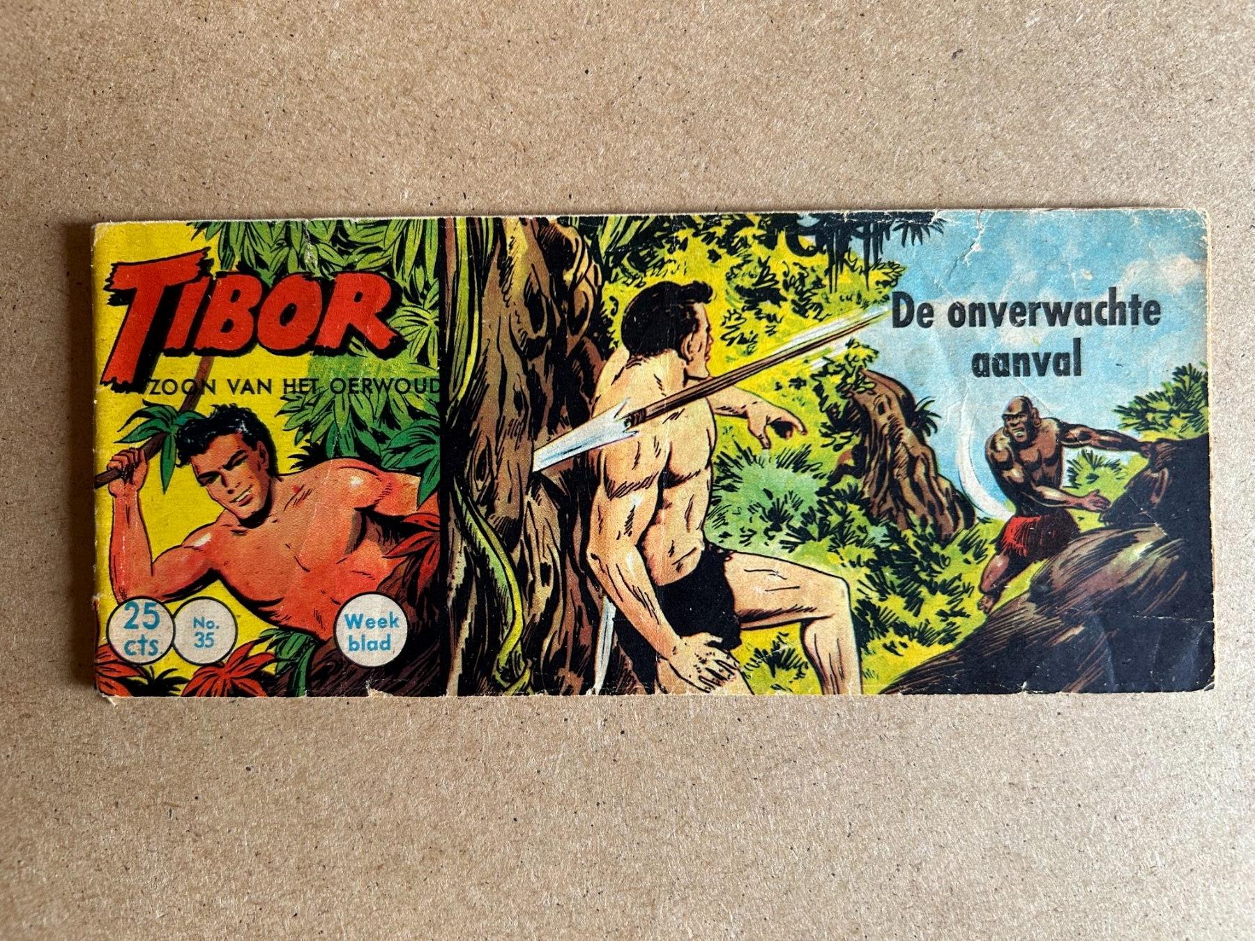 Tibor, nummer 35, De onverwachte aanval, 1960