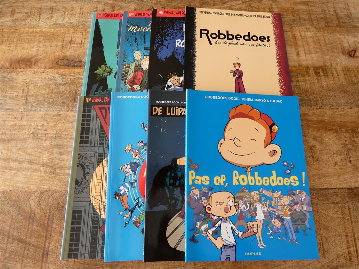 Robbedoes door ... - nrs 1 t/m 8 - SC - 1e druk (2006-2015)