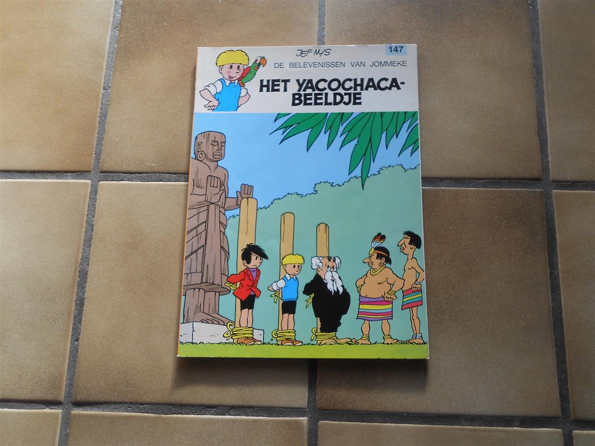 jommeke 147: het yacochacabeeldje - 1ste dr - sc - 1988