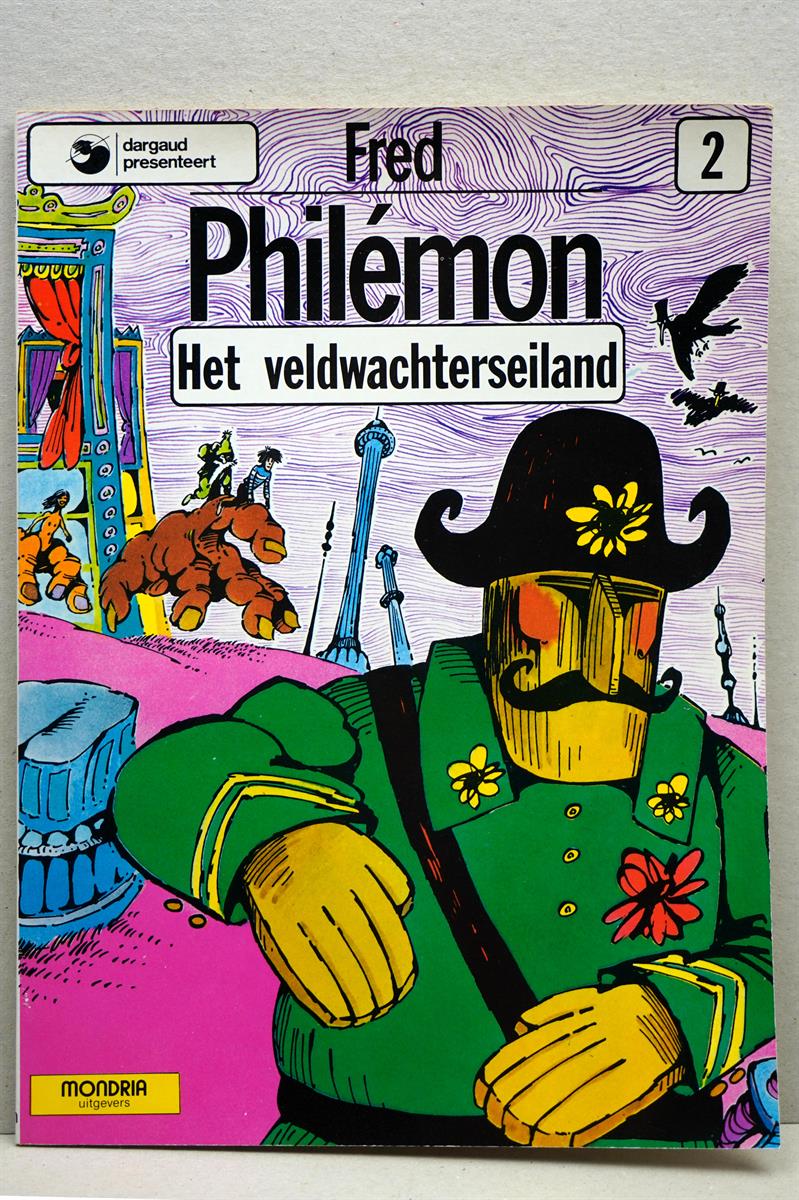 Philémon, Het veldwachterseiland (2) -sc- 1e druk 1981