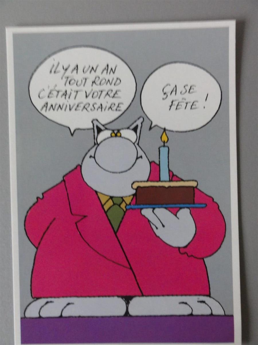 Geluck - De kat - briefkaart - Fr