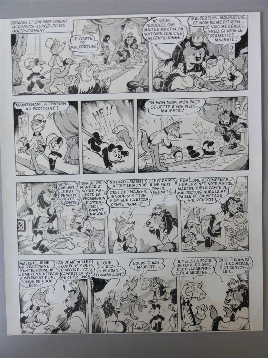 Marten toonder - Bromure "Panda en de geheimzinnige bandiet" - 1958