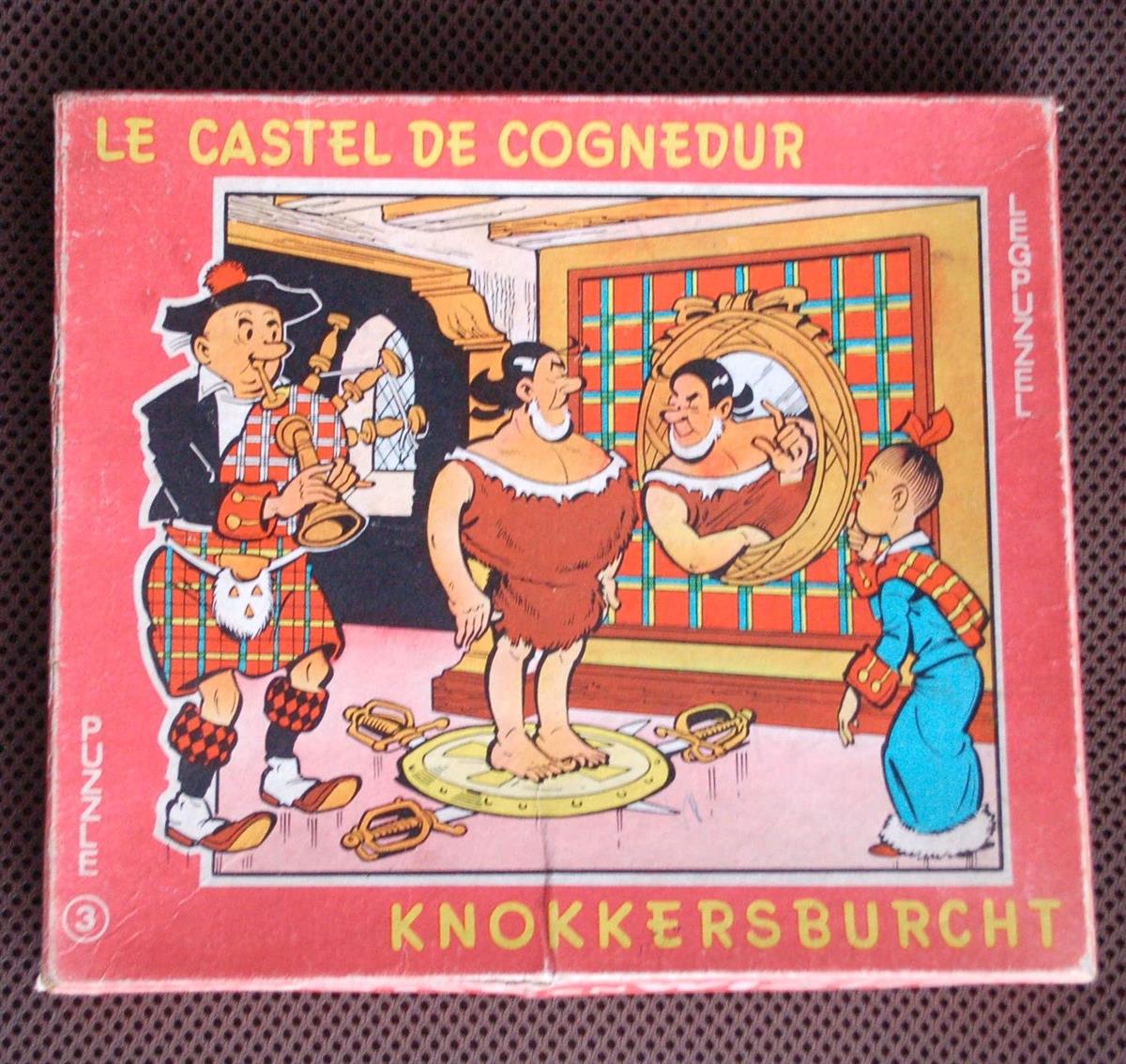 Suske en Wiske -Puzzel- De Knokkersburcht -1963