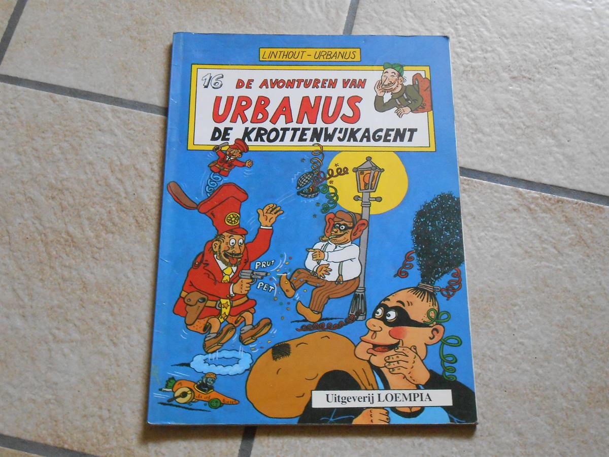 urbanus 16: de krottenwijkagent - 1ste dr - sc - 1987