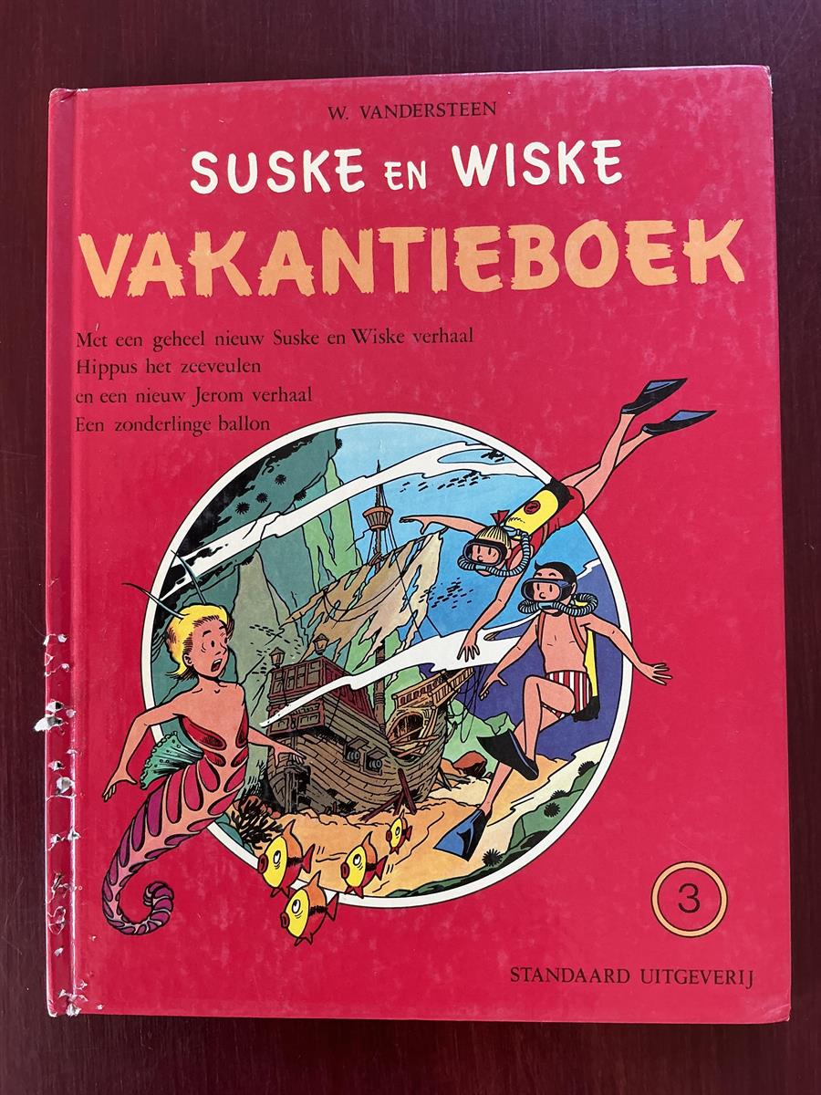 Suske en Wiske - Vakantieboek 3 - hc - Standaard - 1975