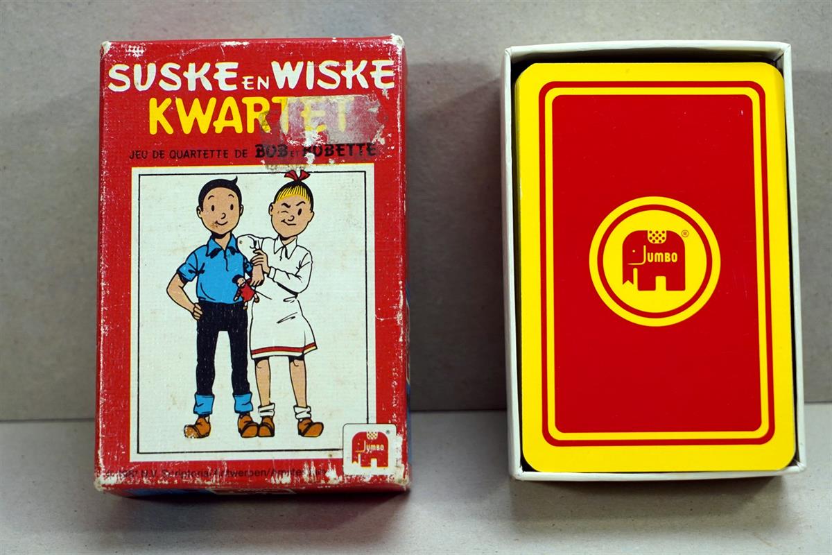 Suske en Wiske - Kwartet / Jeu de quartette de Bob et Bobette (Versie 1) - 1981