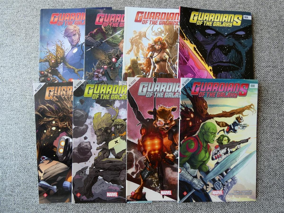 Guardians of the Galaxy - compleet nrs 1 t/ m 8 - SC - 1e druk (2015-2017)