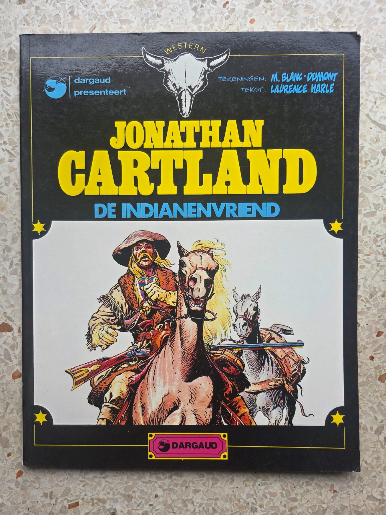 Cartland-- De indianen vriend-Blanc Dumont/Hatle-Dargaud-1edruk