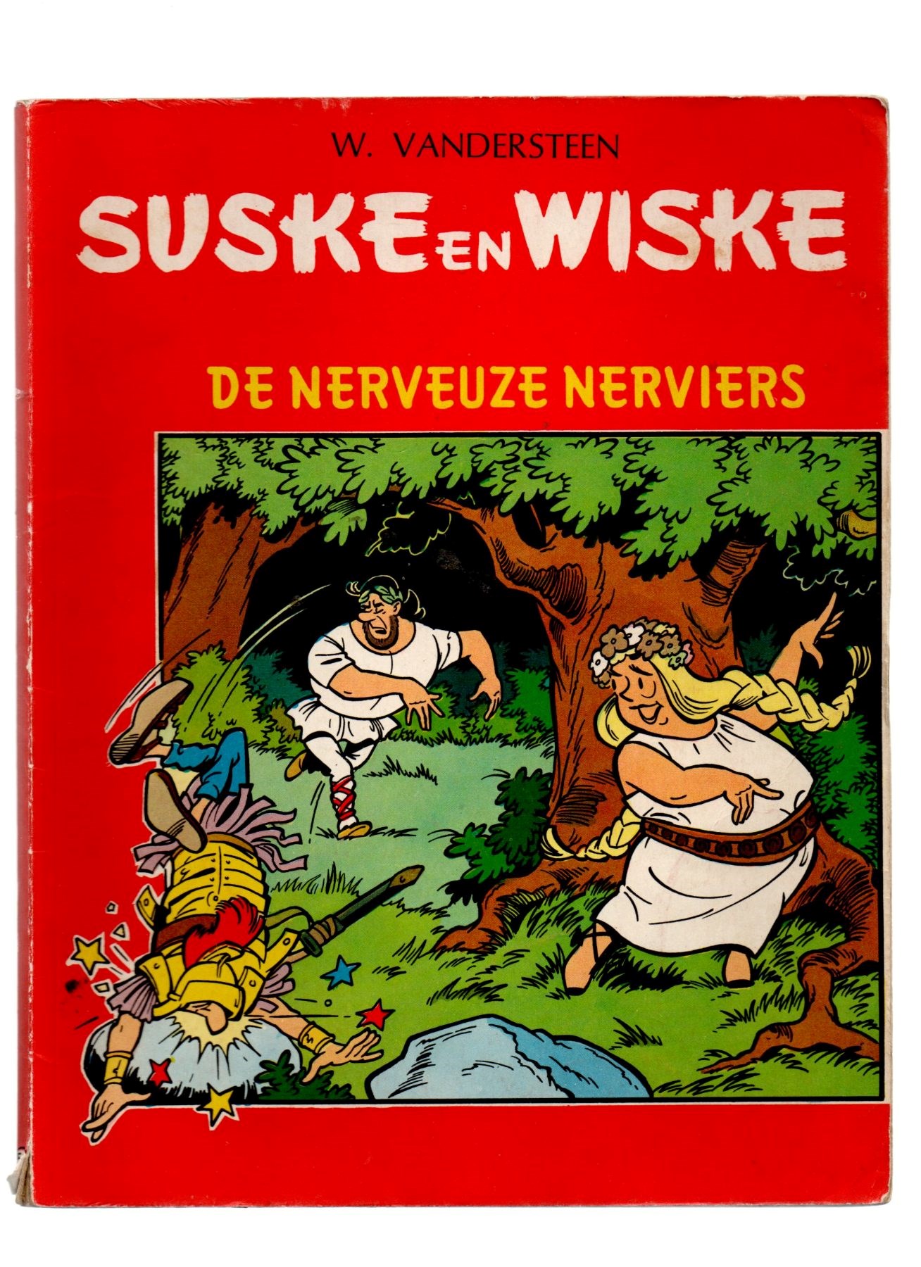 Suske en Wiske - 2 Kleuren - De Nerveuze Nervies - Vlaams - 1ste - Dr ? - Willy Vandersteen - 1966 - Nr 51