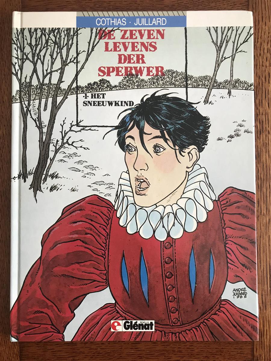 Drie delen uit: De zeven levens van de sperwer (delen 1, 3 en 5), door Cothias en Juillard